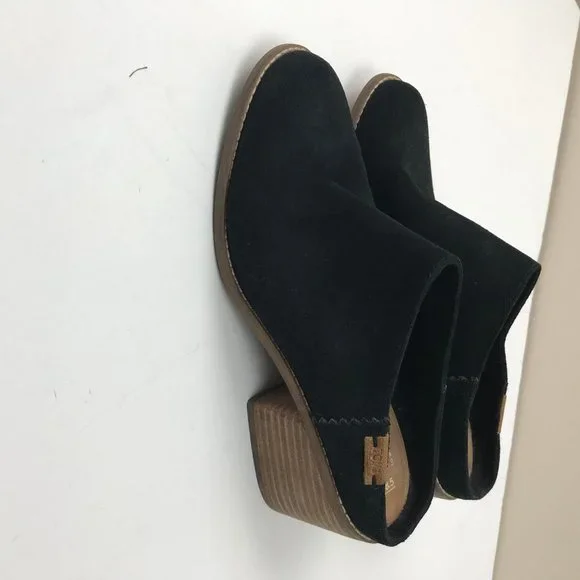 Tom's Black Suede Leila Mule Size 8.5 - Picture 3 of 7